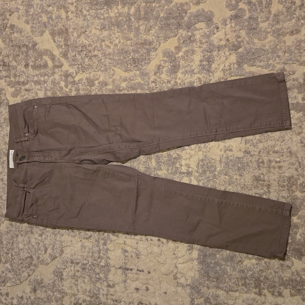 LOFT - Made and Loved Skinny Cropped Green Pants Size 2 Petite